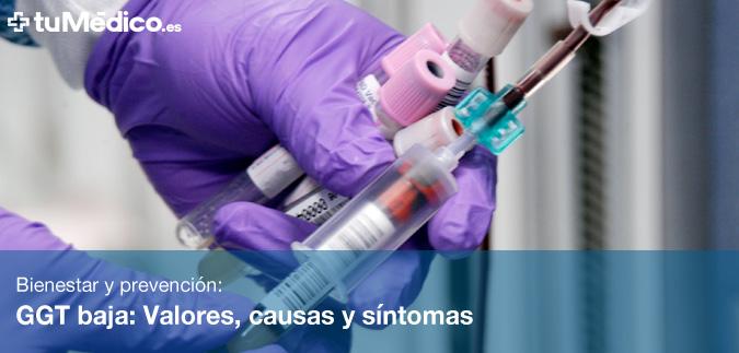 que es gama glutamil transpeptidasa baja
