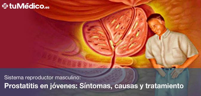 Prostatitis en jóvenes Síntomas causas y tratamiento